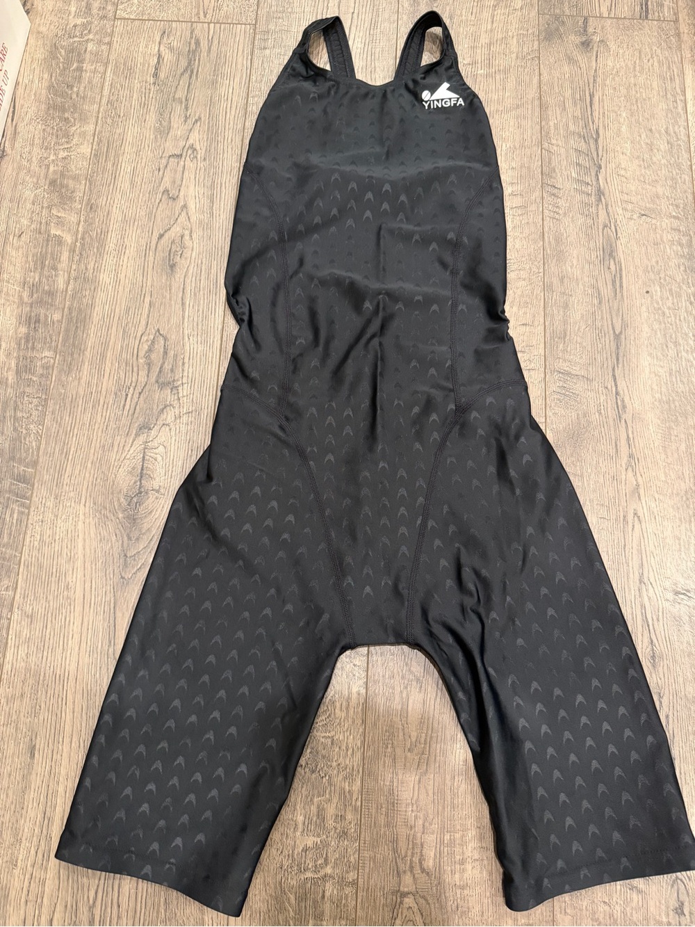 Yingfa Black One-Piece Tech Swimsuit